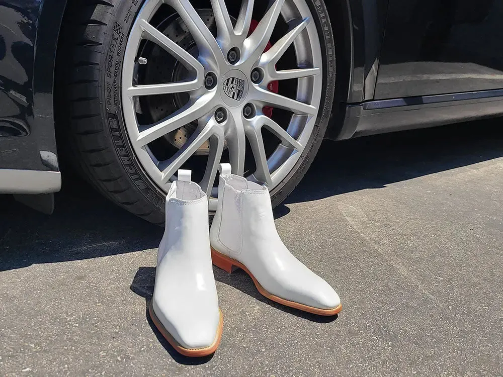 Calfskin Leather Chelsea Boot harsh trail