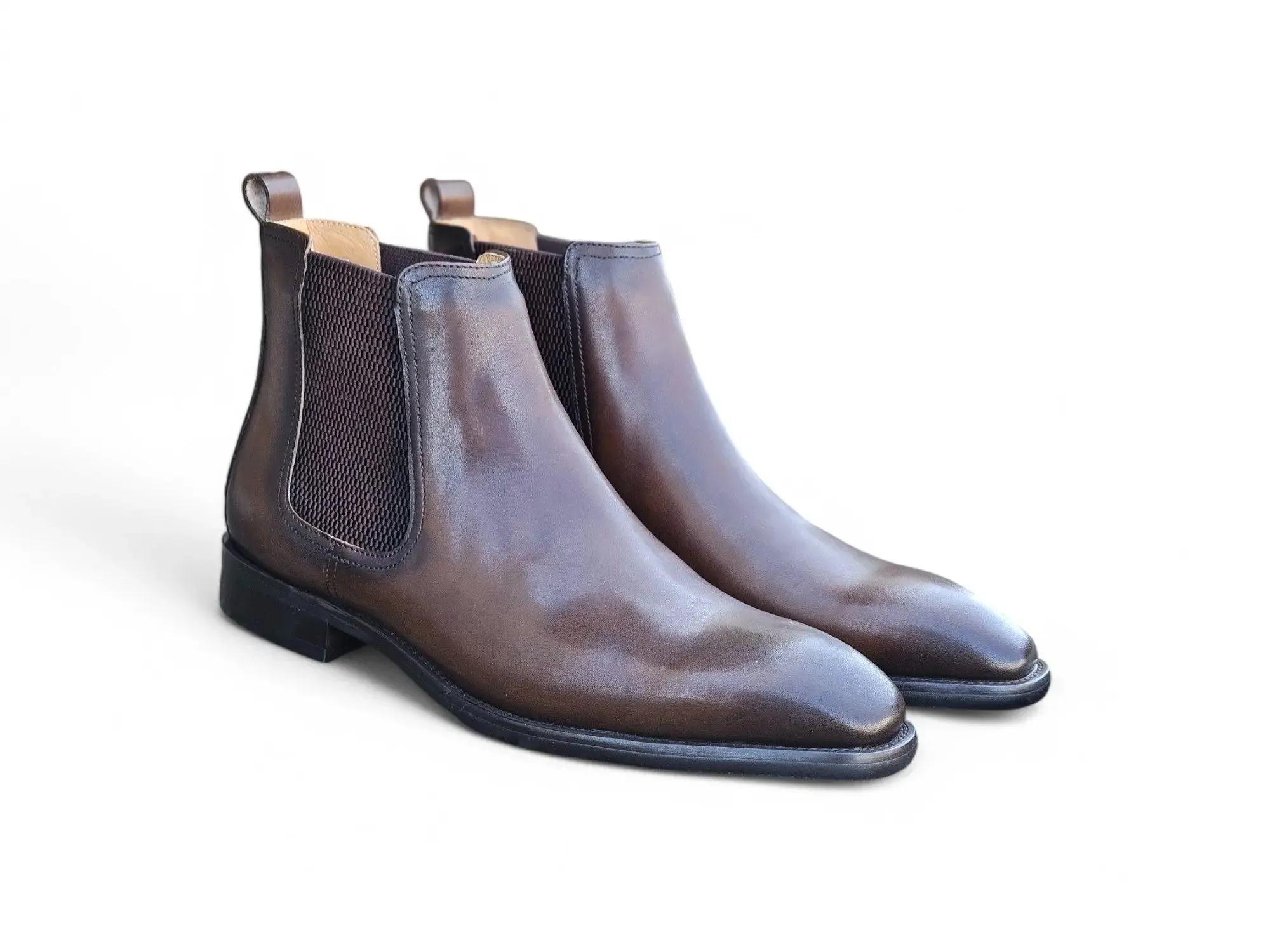 Calfskin Leather Chelsea Boot harsh trail