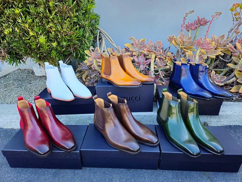 Calfskin Leather Chelsea Boot harsh trail