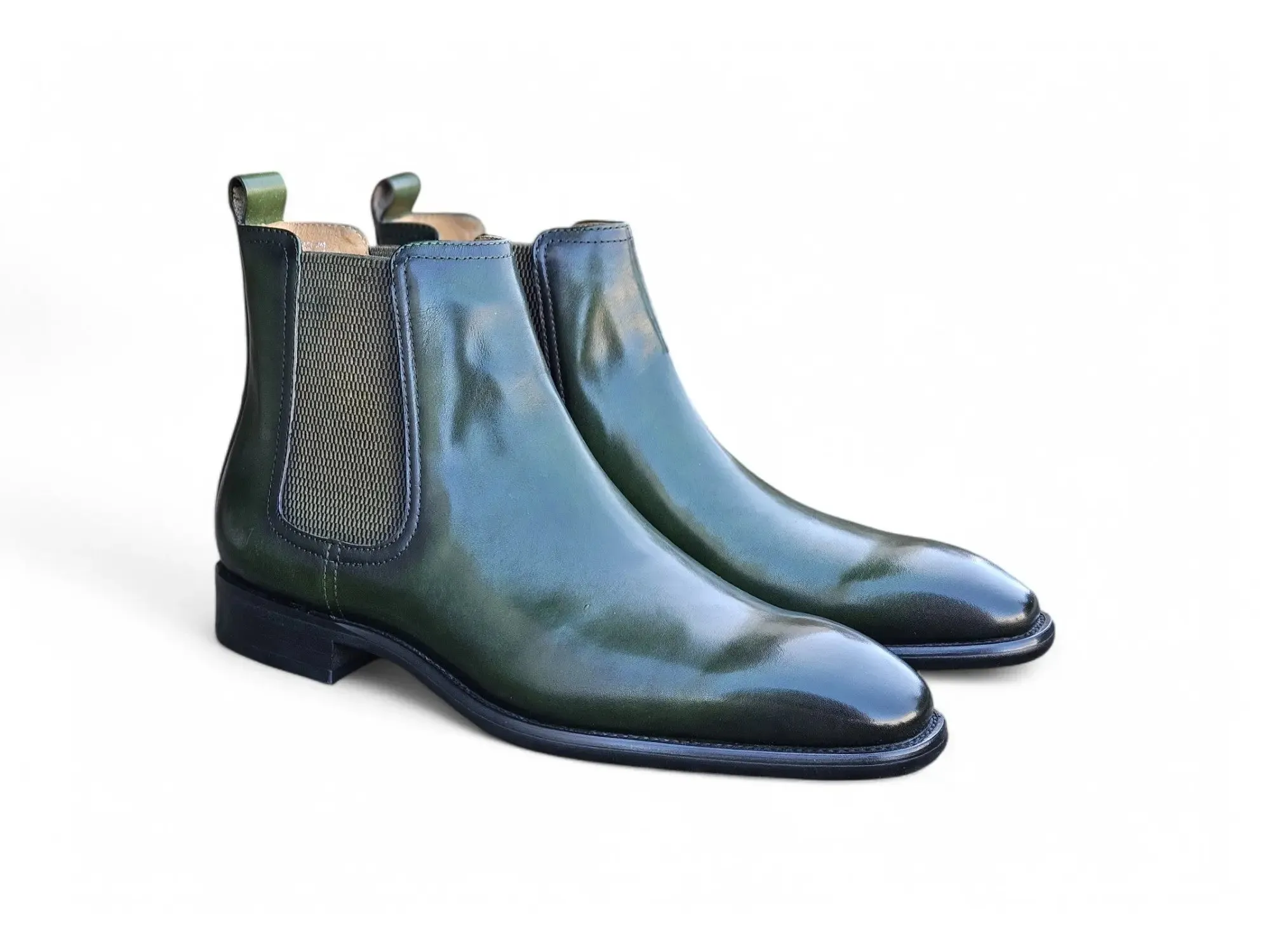 Calfskin Leather Chelsea Boot harsh trail