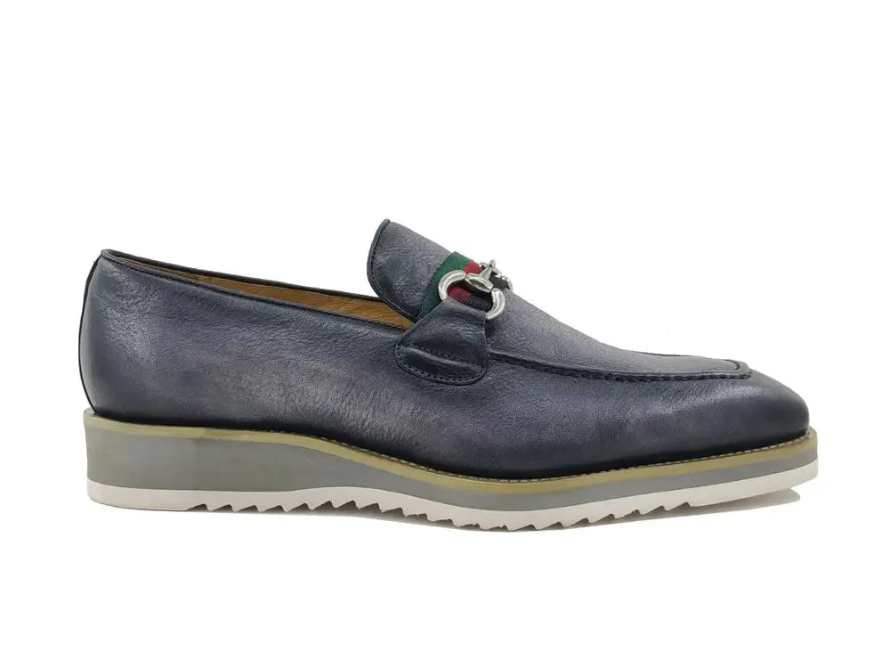 Calfskin Slip-On Horsebit Loafer easy slip