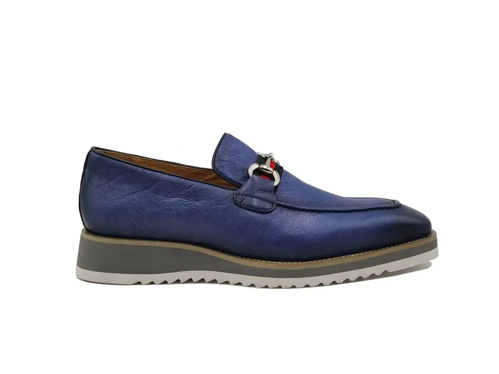 Calfskin Slip-On Horsebit Loafer easy slip