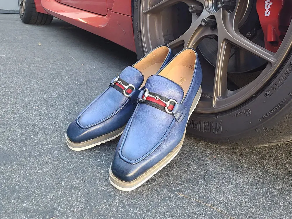 Calfskin Slip-On Horsebit Loafer easy slip