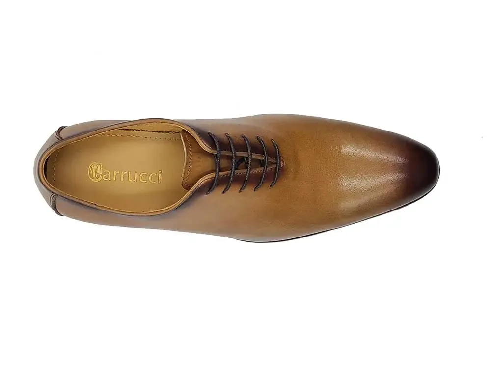 Calfskin Whole Cut Lace-up Oxford urban choice