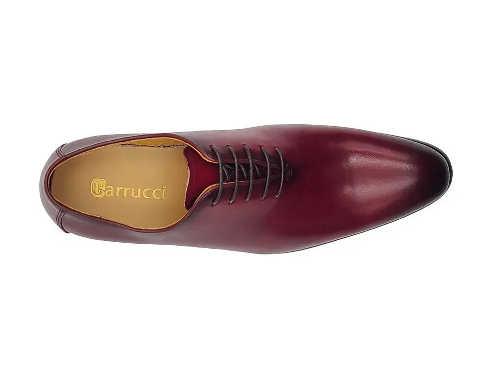 Calfskin Whole Cut Lace-up Oxford urban choice