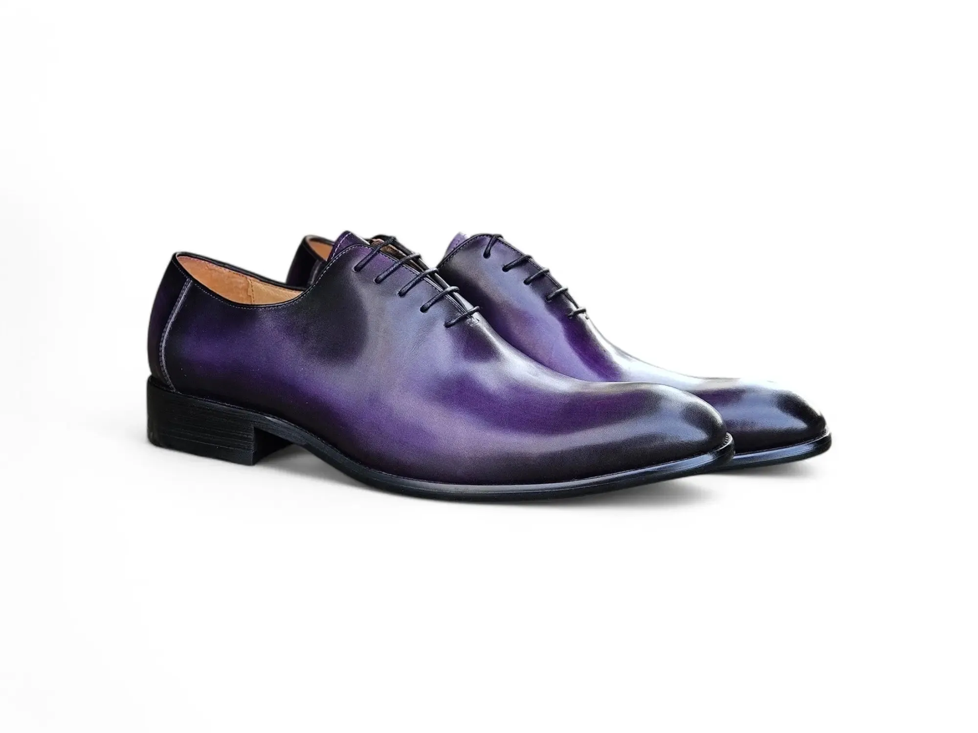 Calfskin Whole Cut Lace-up Oxford urban choice