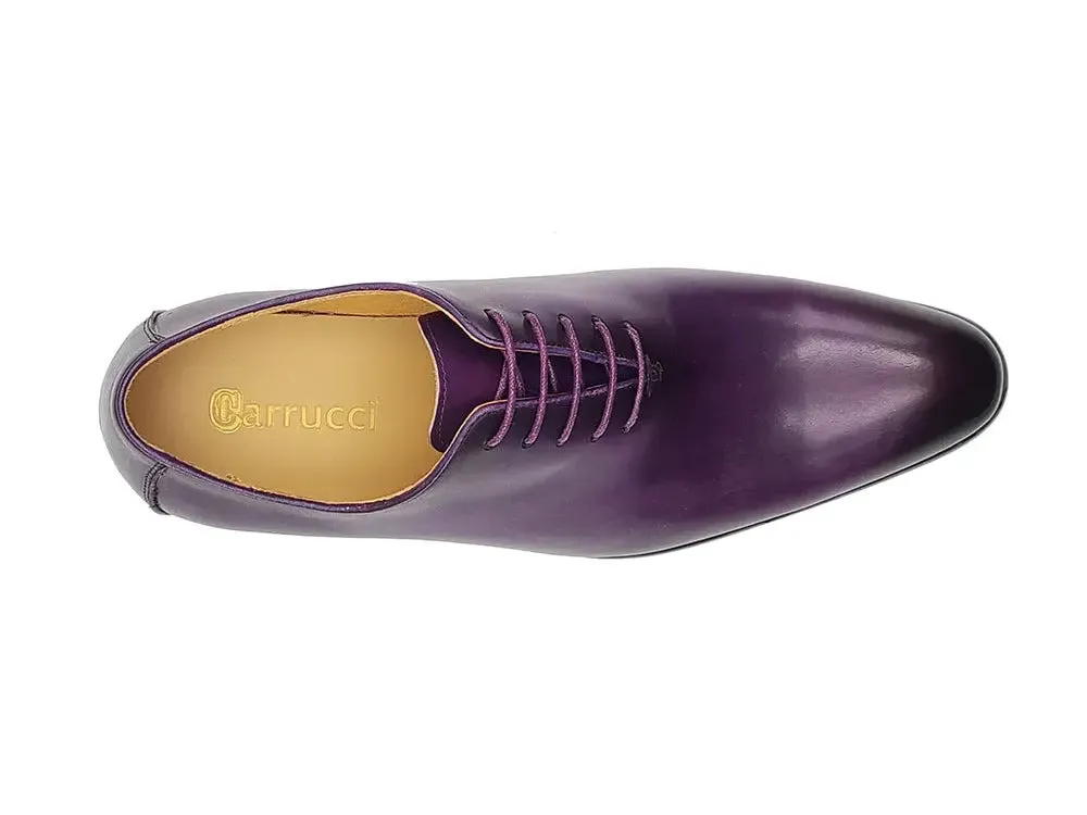 Calfskin Whole Cut Lace-up Oxford urban choice
