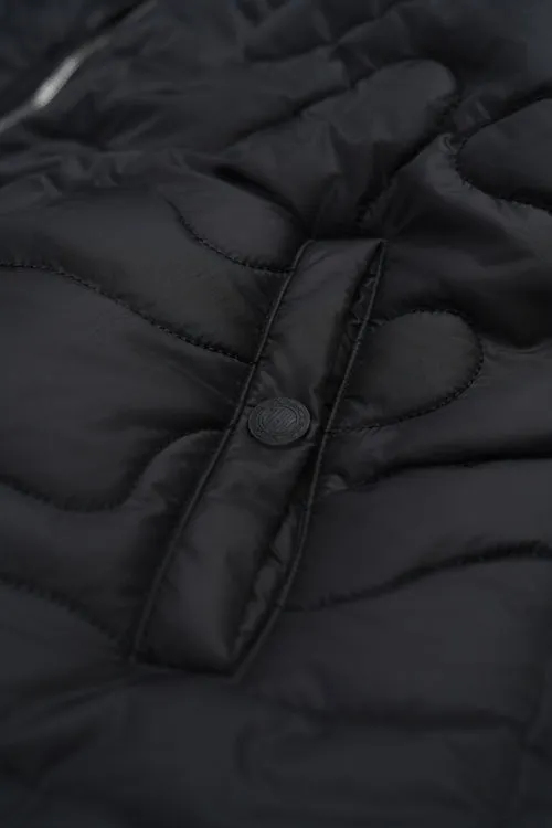 Camouflage Shearling Puffer Jacket chill day