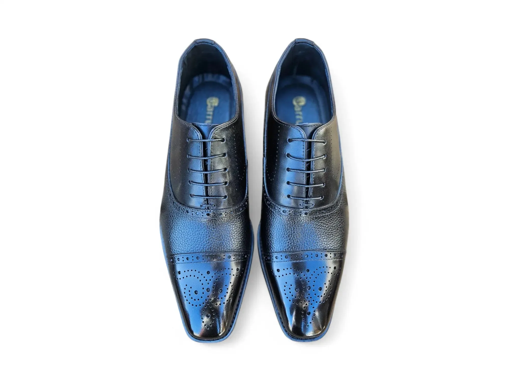 Cap Toe Oxford Leather Sole comfort code
