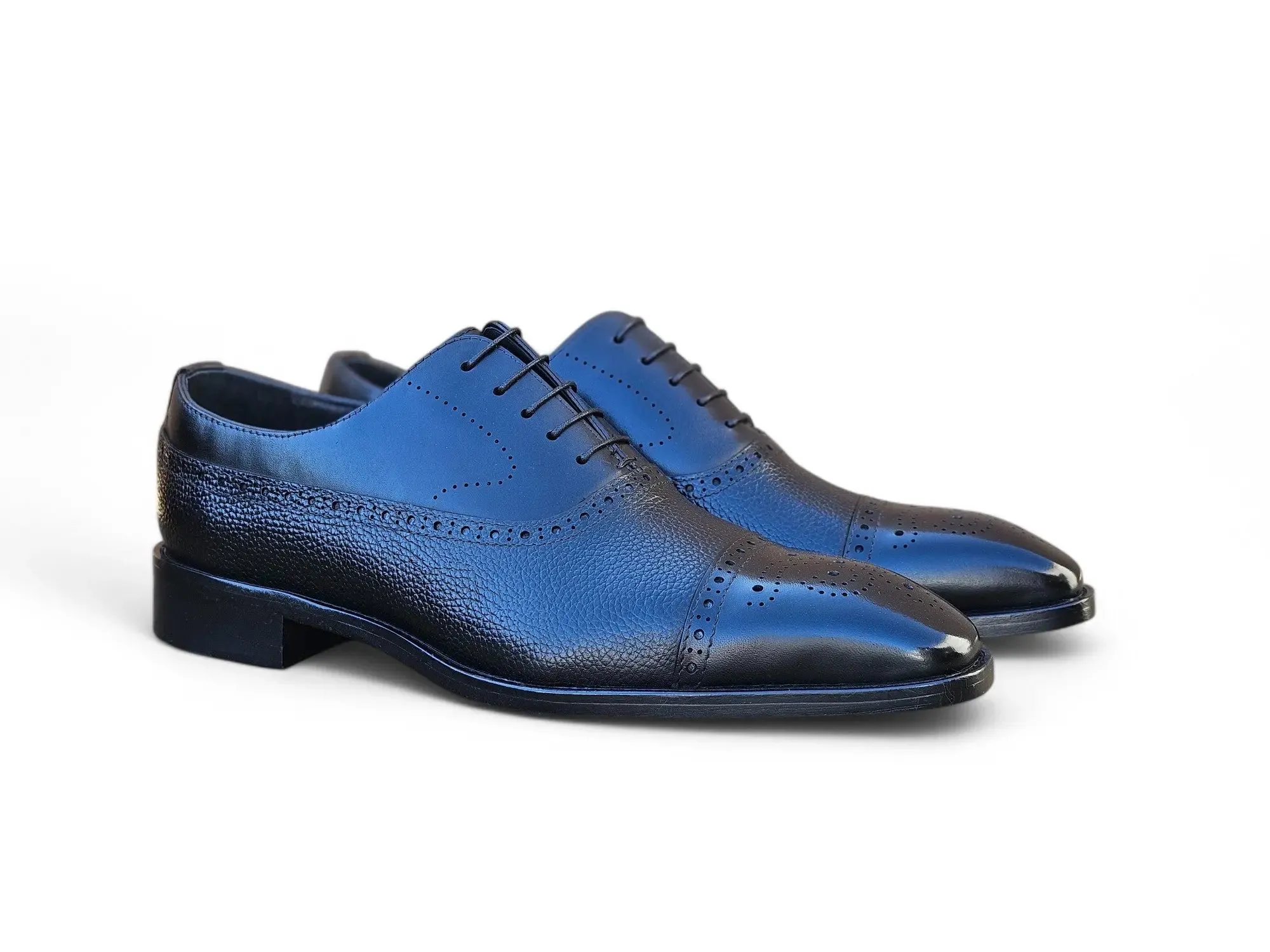 Cap Toe Oxford Leather Sole comfort code