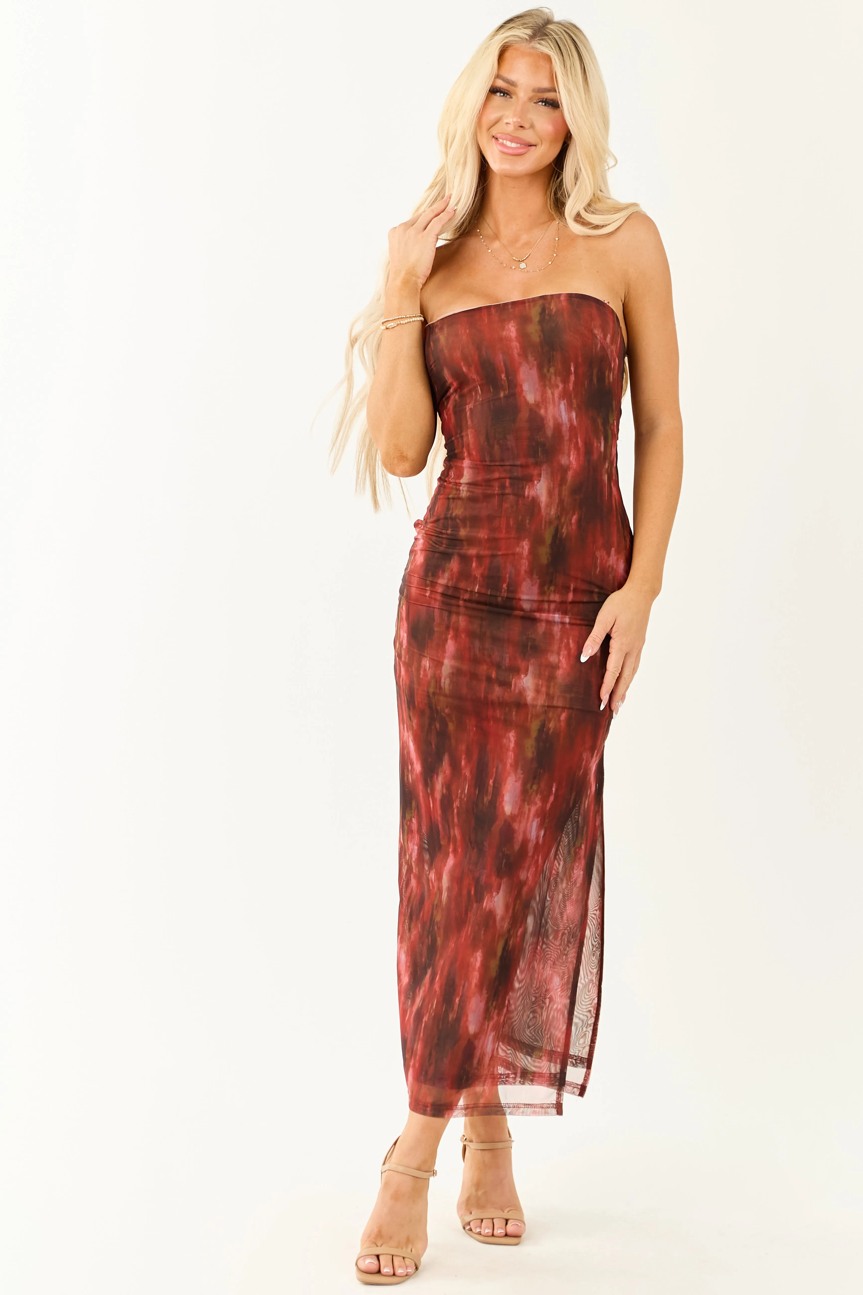 7/25/2025,ALL_PRODUCTS,back-in-stock:true,filter-color:Red,filter-fabric:Mesh,filter-neckline:Straight,filter-pattern:Abstract,filter-season:Summer,filter-sleeve:Strapless/Tube,gpc:Dresses,pc:Midi_Dresses,Reg-Price