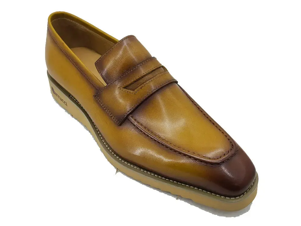 Chic Patina Burnished Penny Loafer summer days