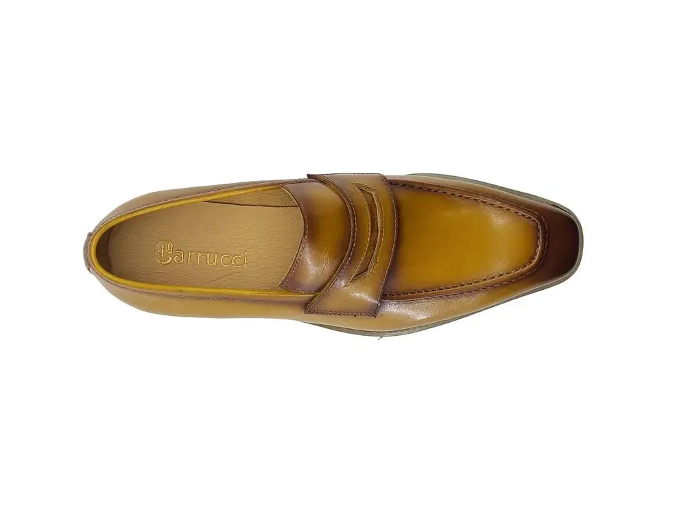 Chic Patina Burnished Penny Loafer summer days