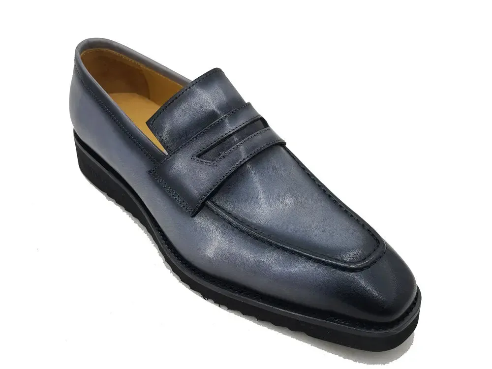 Chic Patina Burnished Penny Loafer summer days
