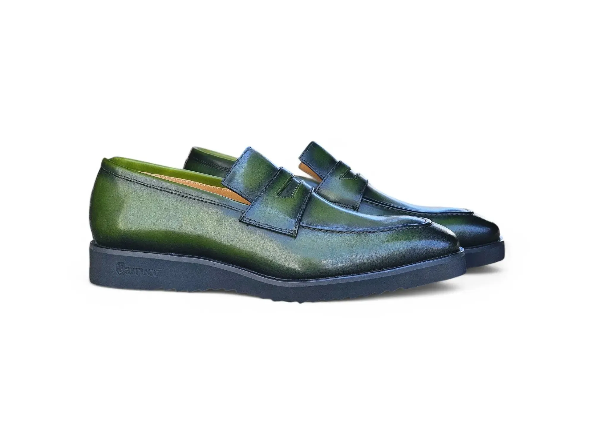 Chic Patina Burnished Penny Loafer summer days