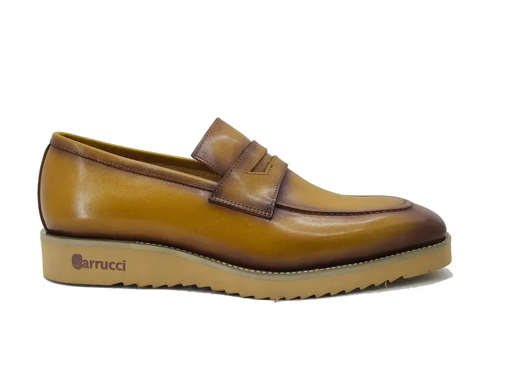 Chic Patina Burnished Penny Loafer summer days