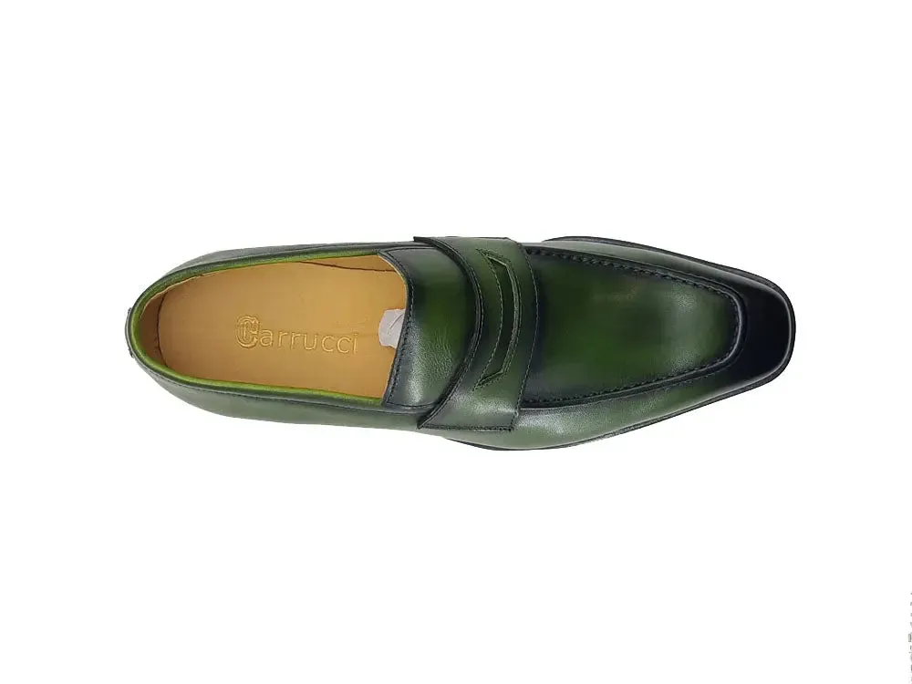 Chic Patina Burnished Penny Loafer summer days