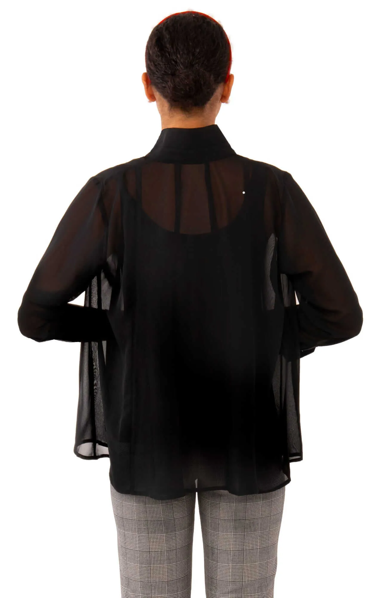 Chiffon Seamed Top - Solid social standout