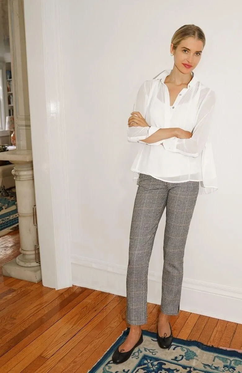 Chiffon Seamed Top - Solid social standout