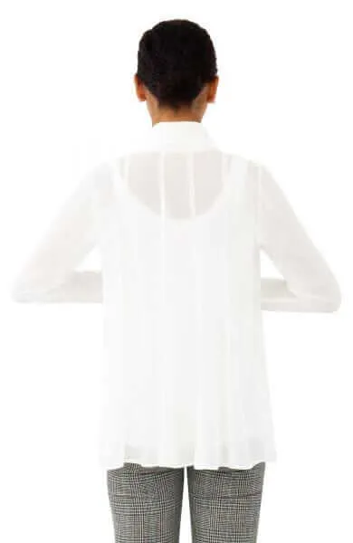 Chiffon Seamed Top - Solid social standout