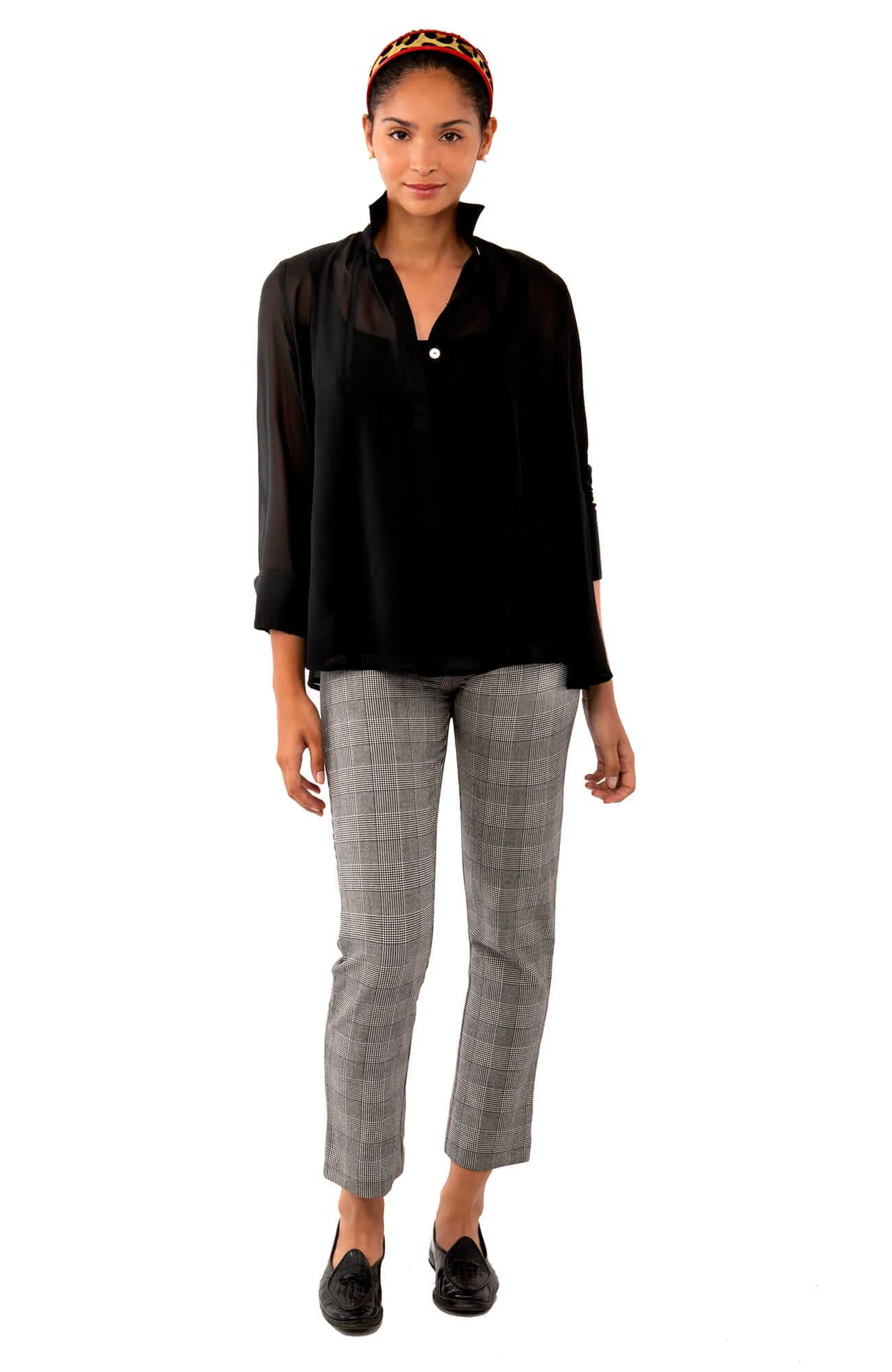 Chiffon Seamed Top - Solid social standout