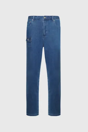color-dark washed denim,Men,product:Classic Baggy Jeans,removecolor,THC