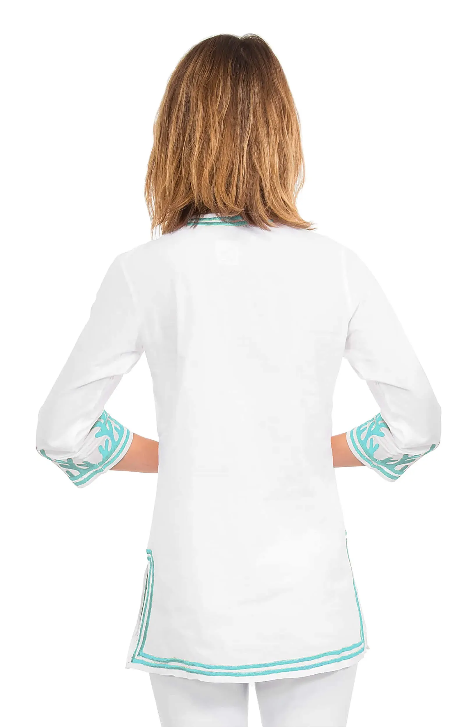 Cotton Embroidered Tunic - The Reef custom engraving