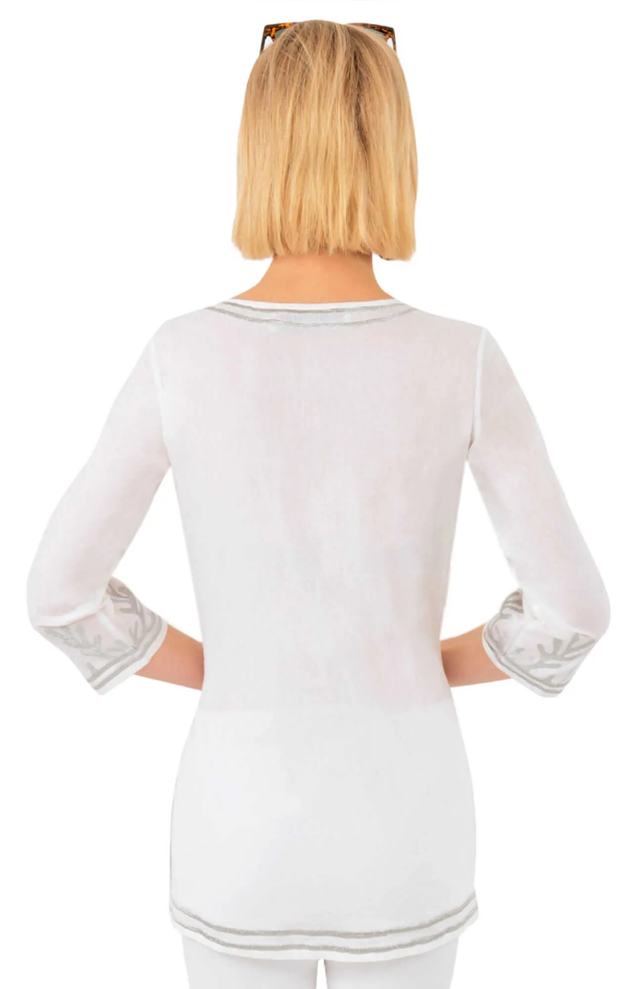 Cotton Embroidered Tunic - The Reef custom engraving