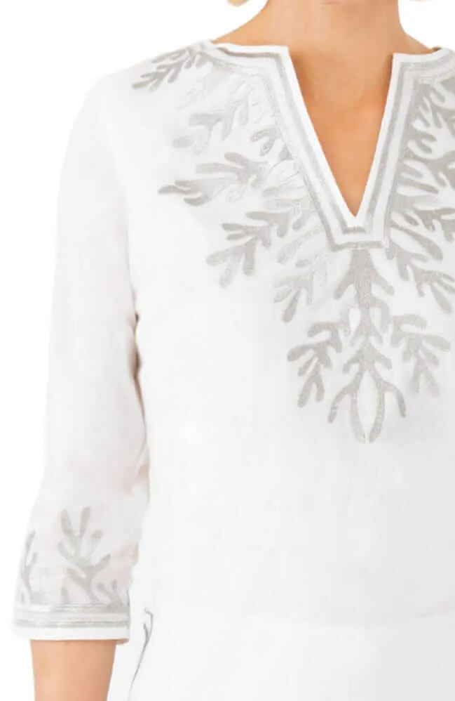 Cotton Embroidered Tunic - The Reef custom engraving