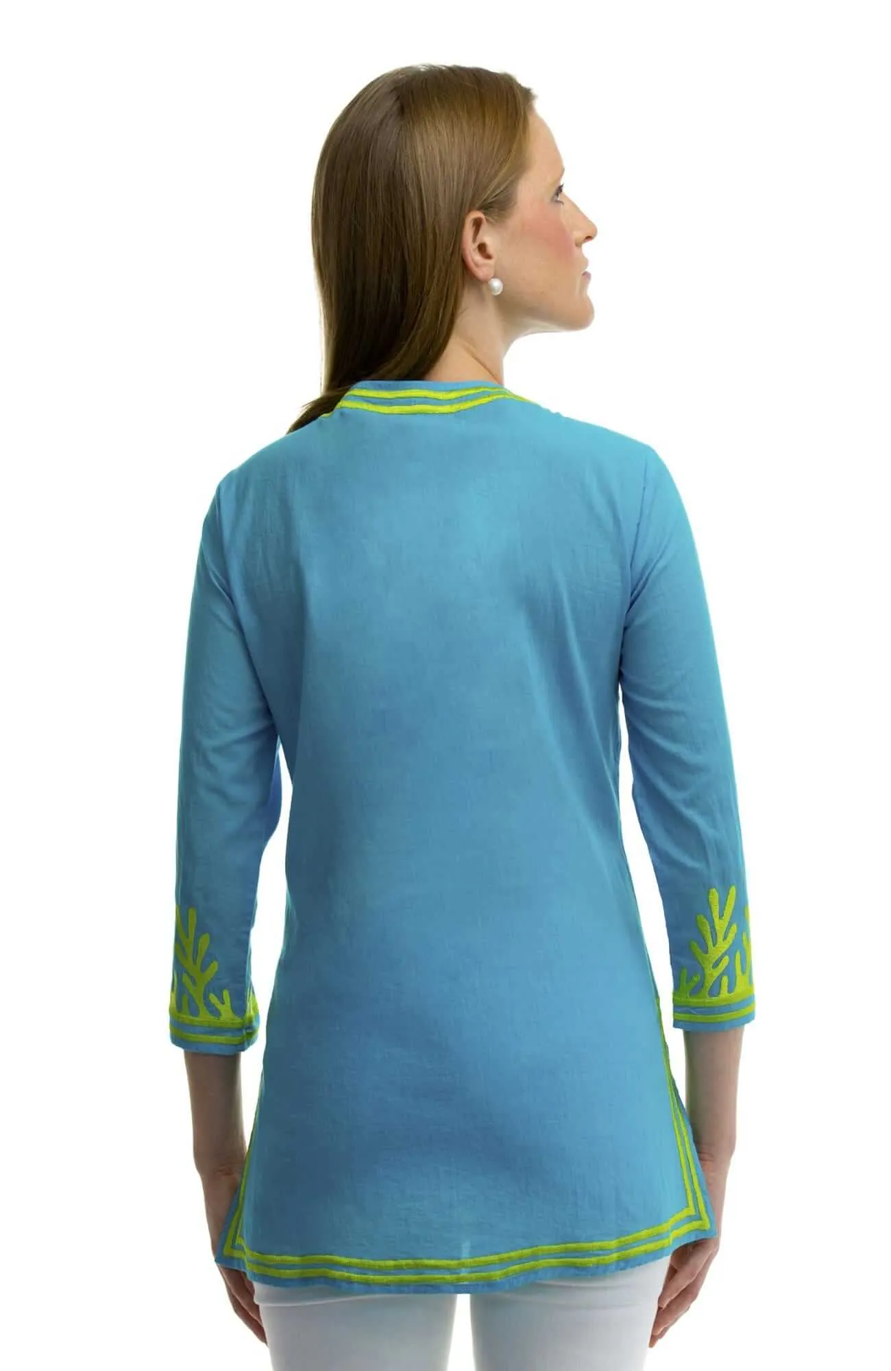 Cotton Embroidered Tunic - The Reef custom engraving