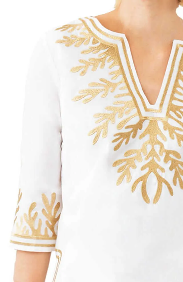 Cotton Embroidered Tunic - The Reef custom engraving