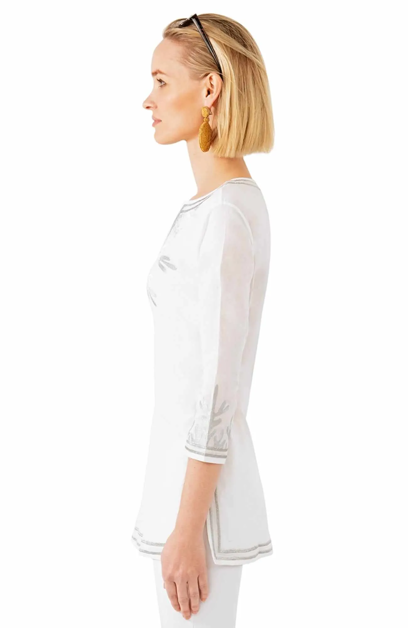 Cotton Embroidered Tunic - The Reef custom engraving
