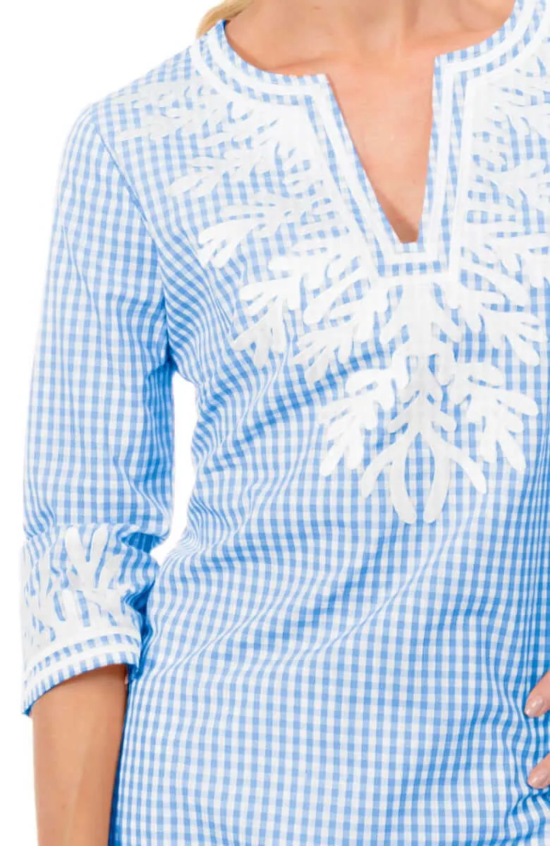 Cotton Gingham Tunic - The Reef couple matching