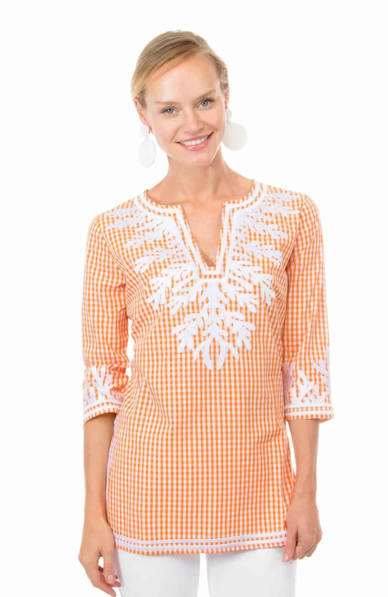 Cotton Gingham Tunic - The Reef couple matching