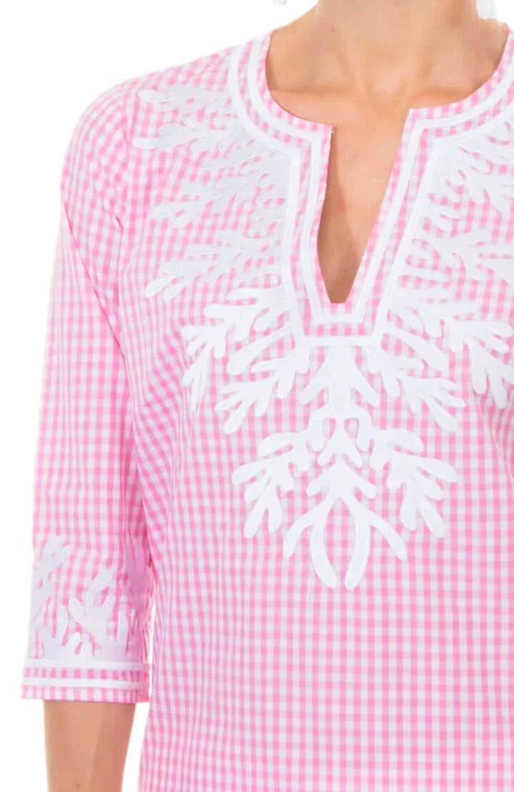 Cotton Gingham Tunic - The Reef couple matching