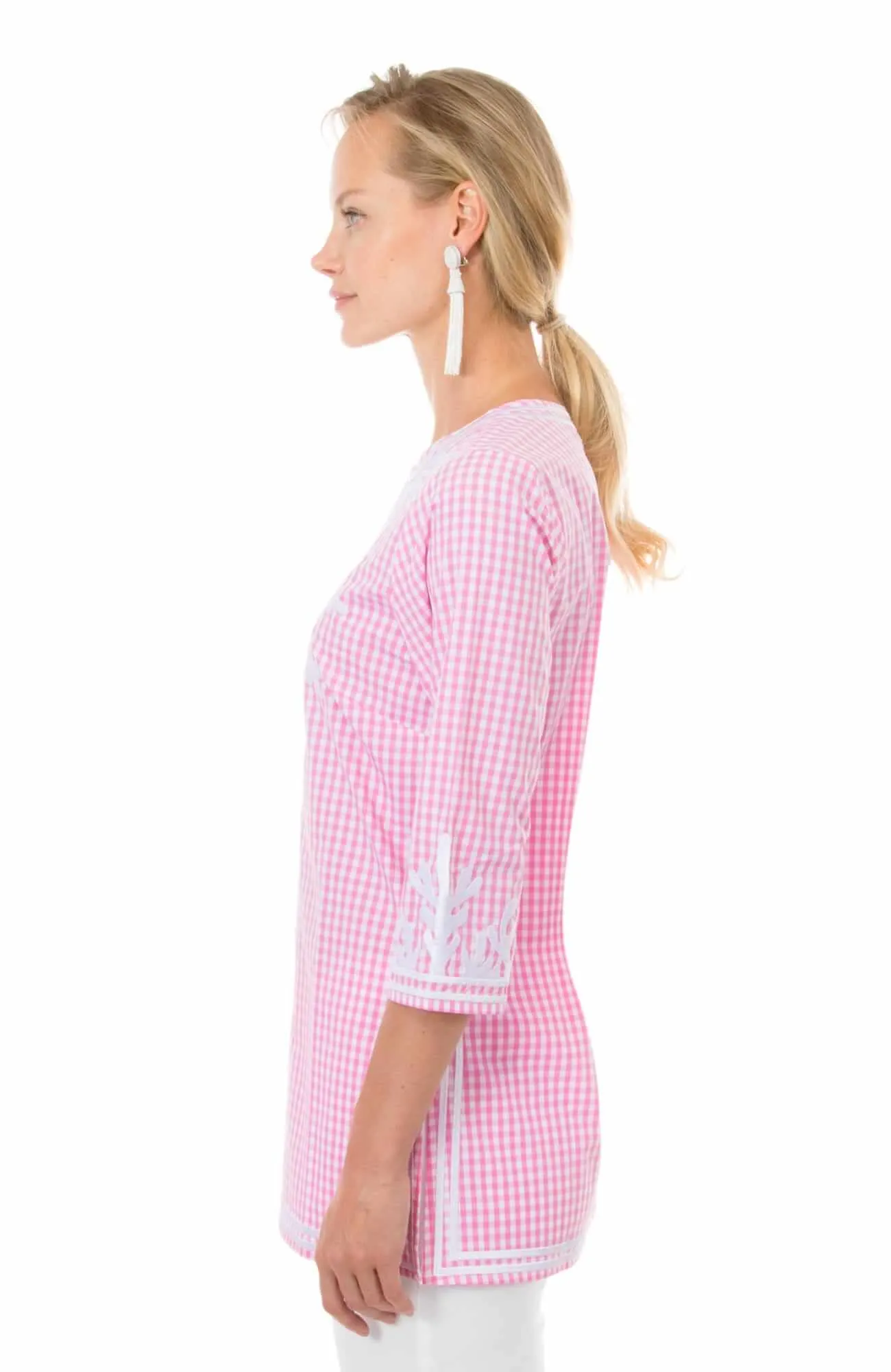 Cotton Gingham Tunic - The Reef couple matching