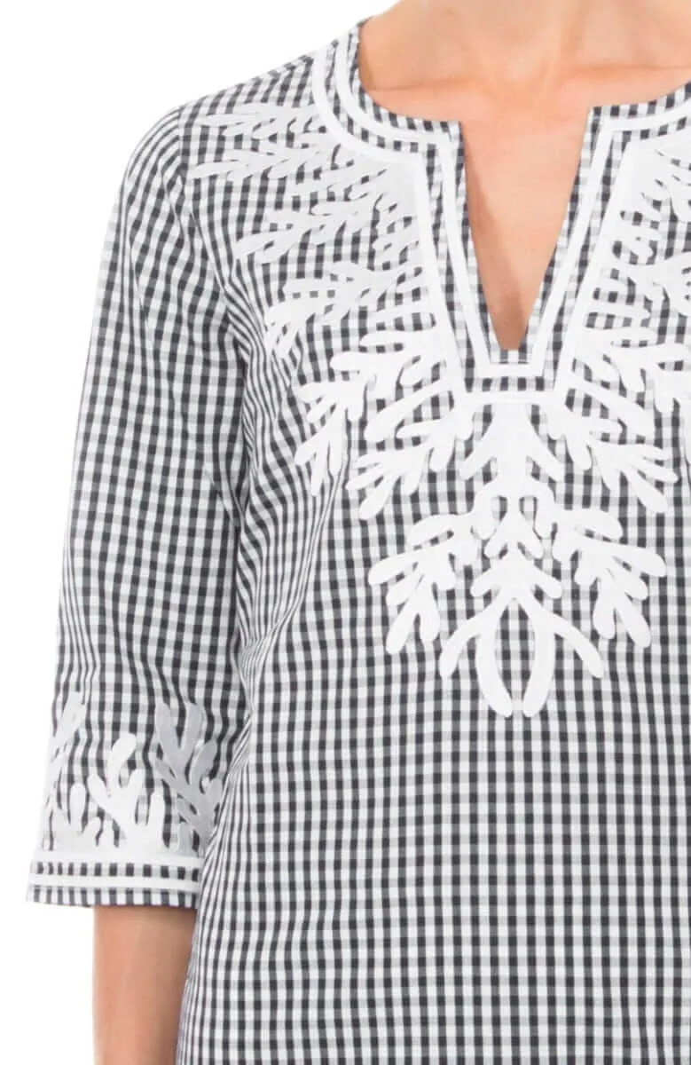 Cotton Gingham Tunic - The Reef couple matching