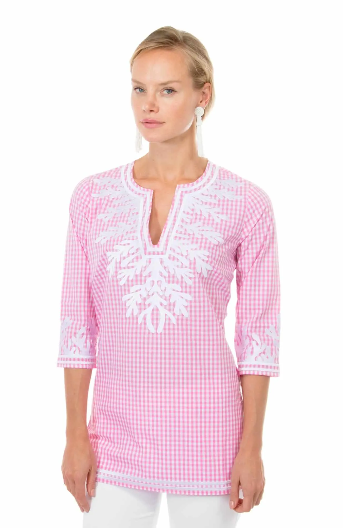 Cotton Gingham Tunic - The Reef couple matching