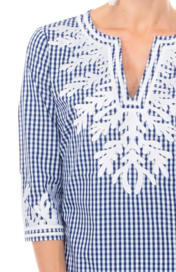 Cotton Gingham Tunic - The Reef couple matching