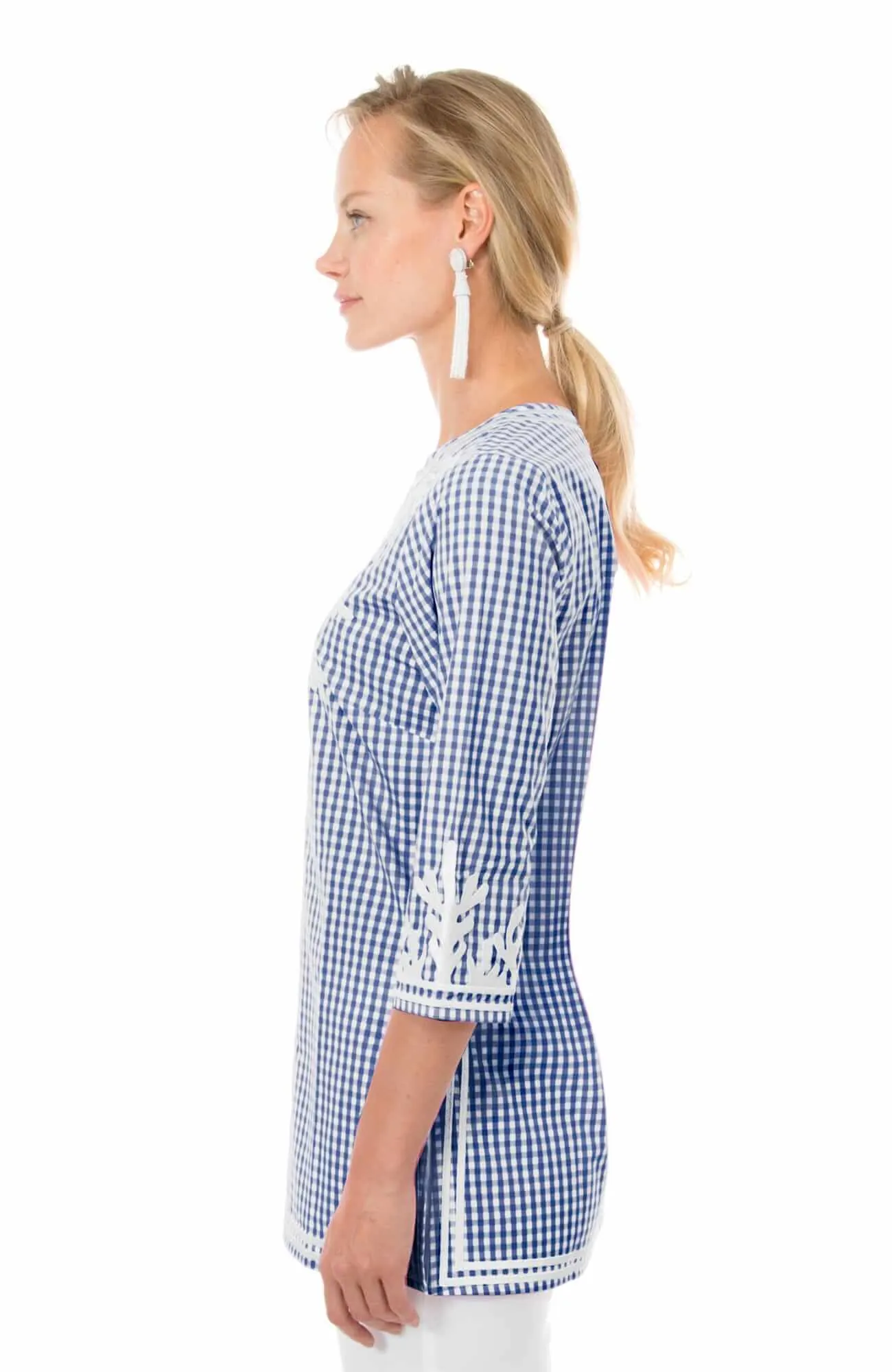 Cotton Gingham Tunic - The Reef couple matching