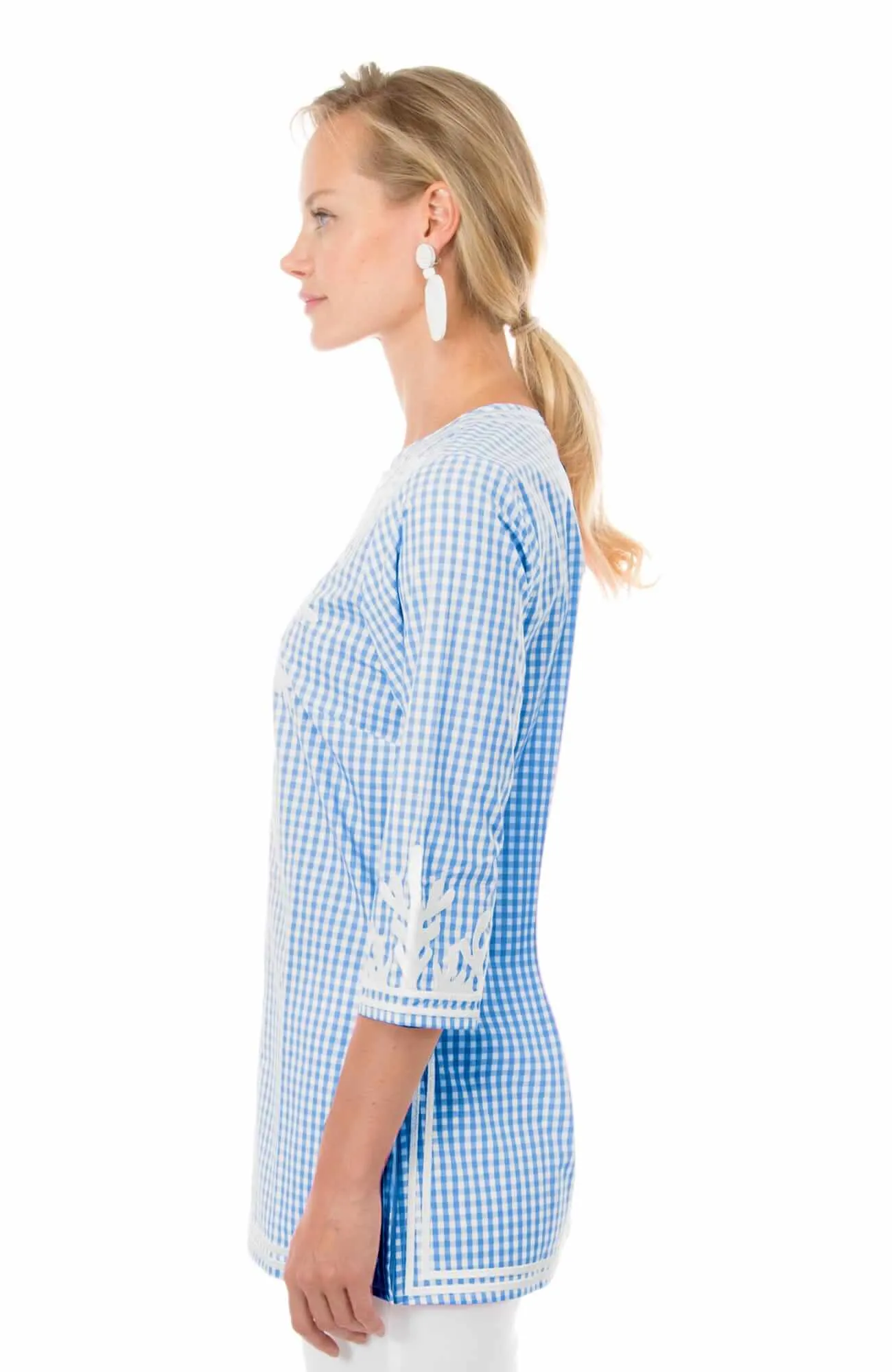 Cotton Gingham Tunic - The Reef couple matching