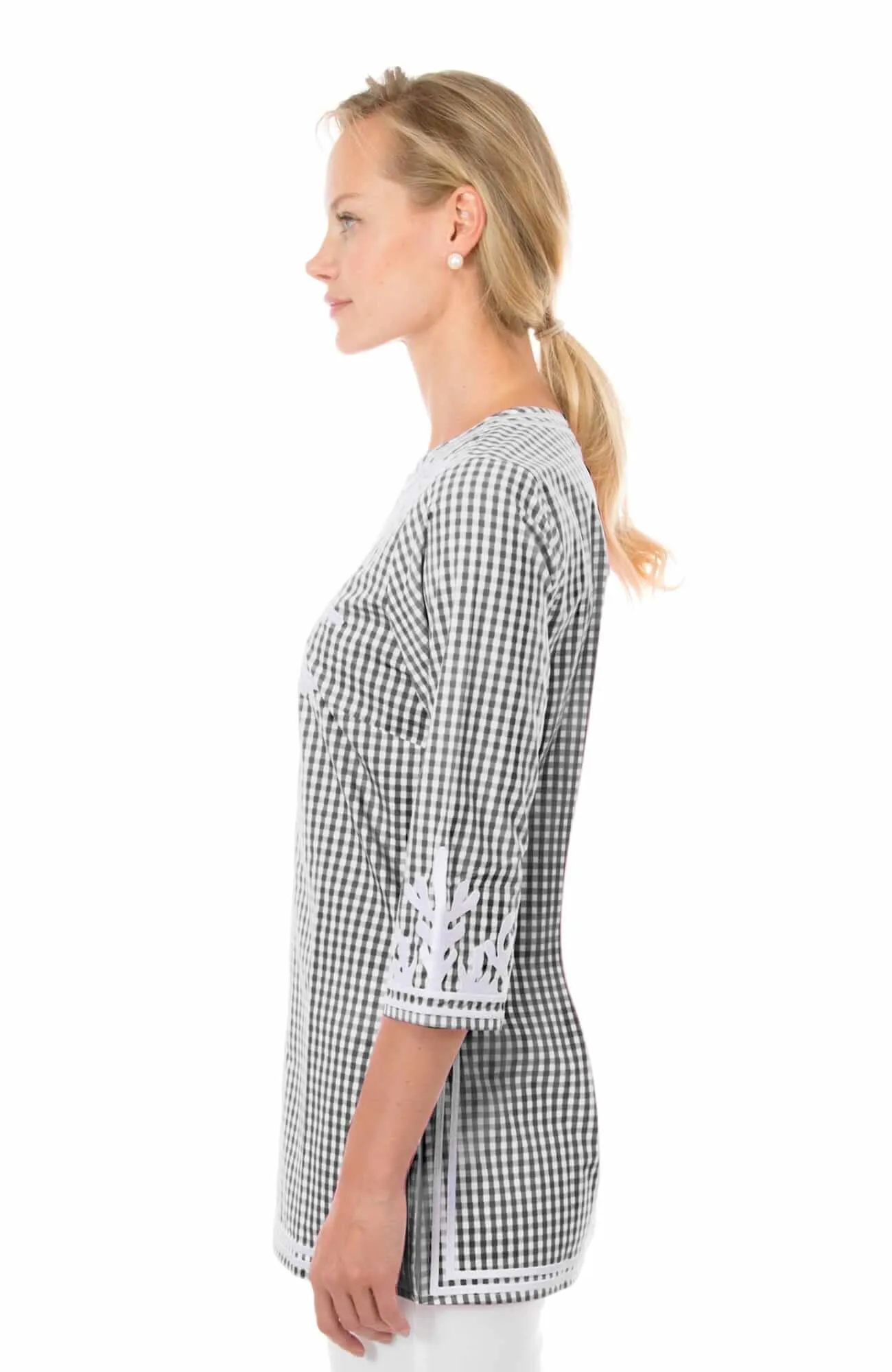 Cotton Gingham Tunic - The Reef couple matching