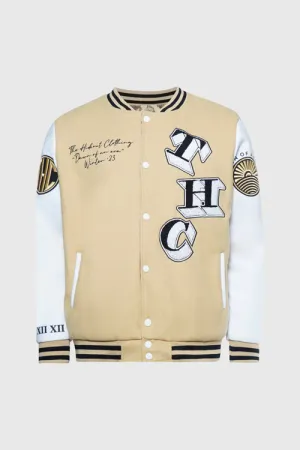 color-cream,Jacket,Men,product:Dawn of an Era Reversible Varsity Jacket,removecolor,THC,Varsity Jacket