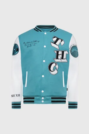 color-mallard blue,Jacket,Men,product:Dawn of an Era Reversible Varsity Jacket,removecolor,THC,Varsity Jacket