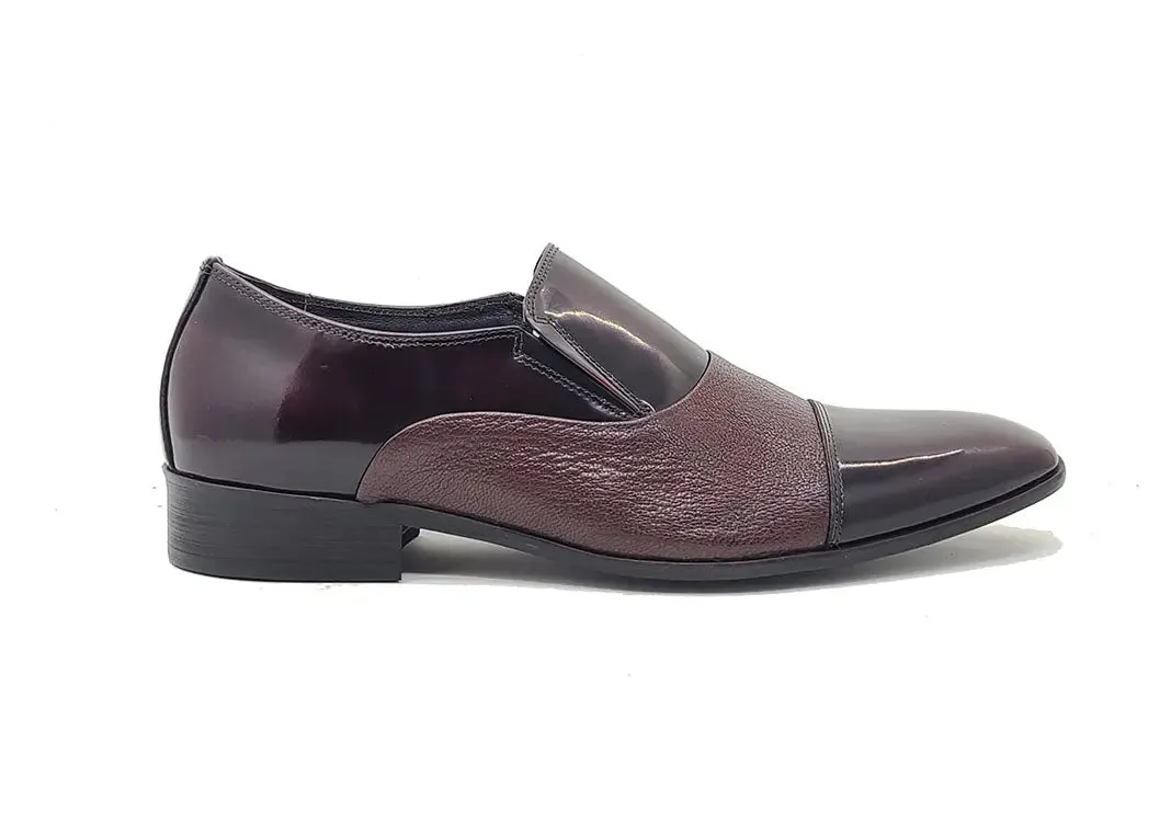 Deerskin Patent Leather Loafer coffee date