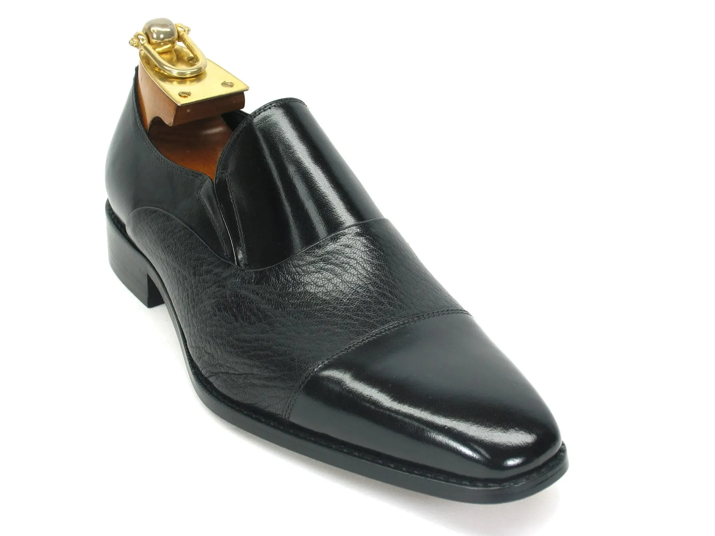 Deerskin Patent Leather Loafer coffee date