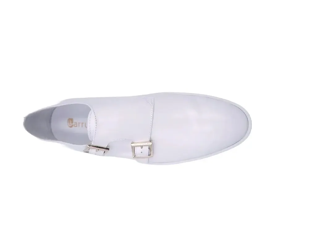Double Monk Strap Leather Sneaker cloud step