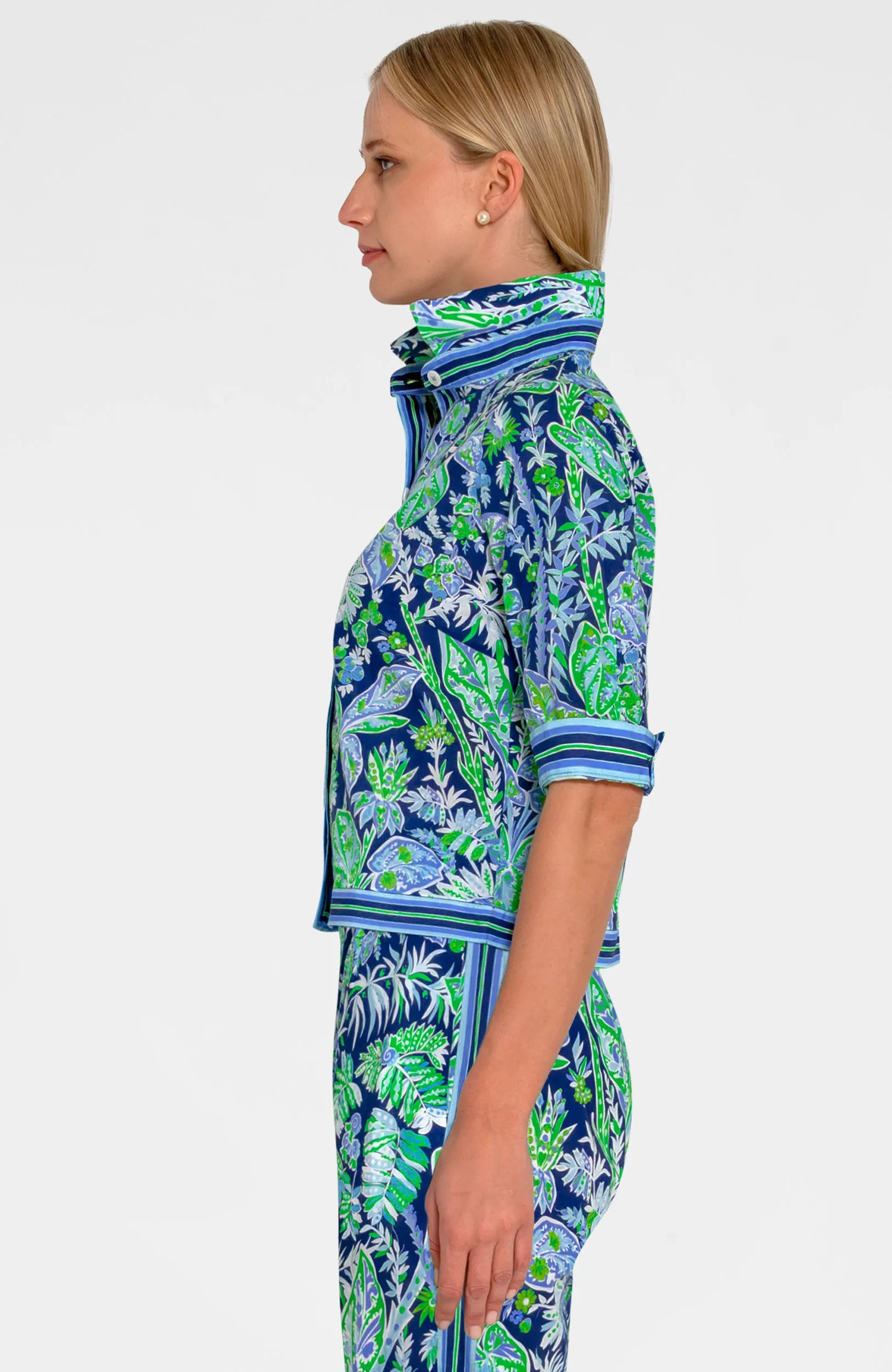Effortless Top -  Vintage Vines water stain-proof