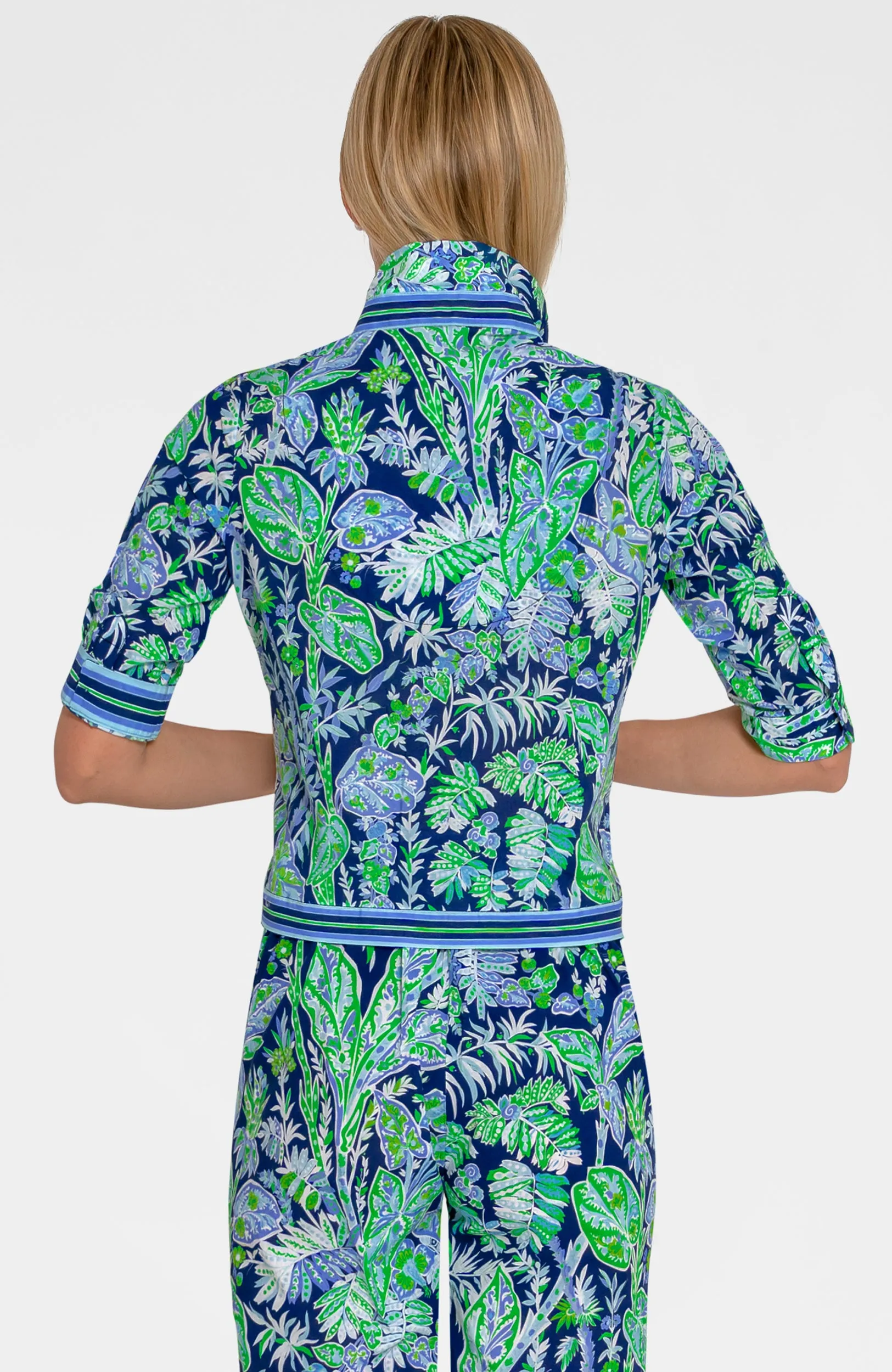 Effortless Top -  Vintage Vines water stain-proof