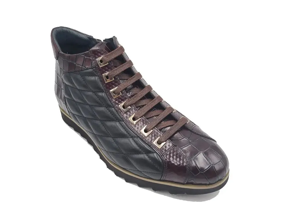 Embossed Alligator High Top daily flow